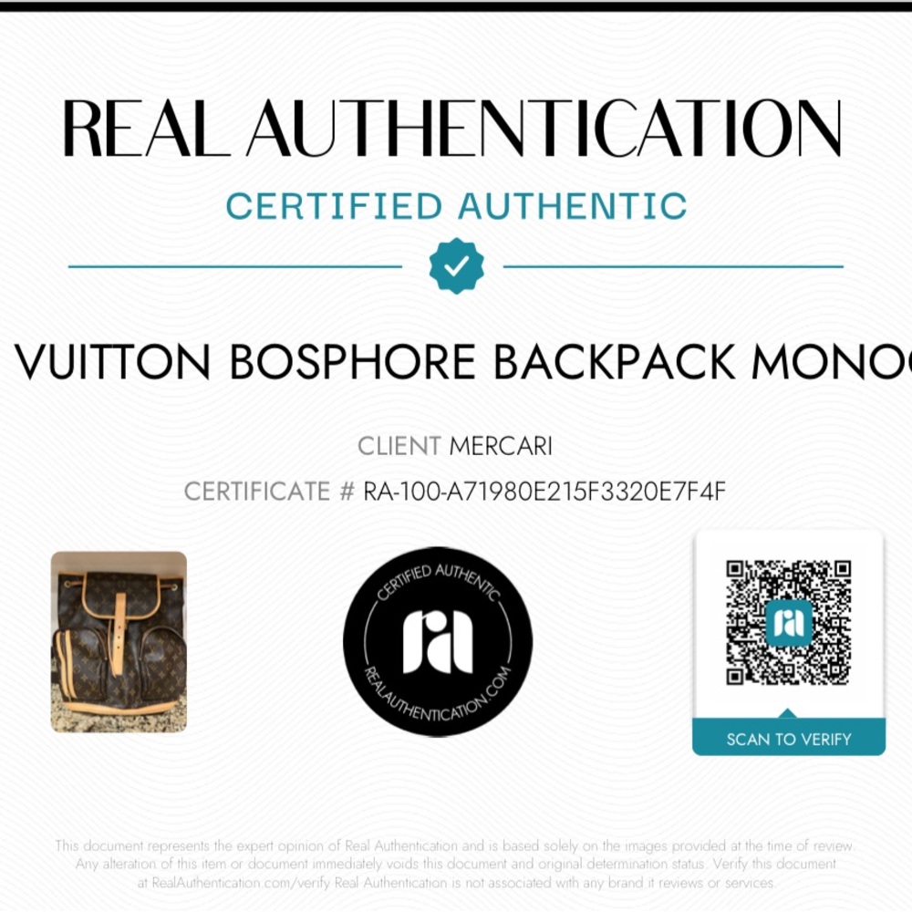 LOUIS VUITTON BOSPHORE BACKPACK MONOGRAM - Picture 13 of 13